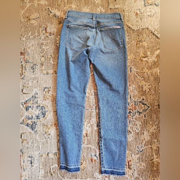 Hudson Blair Hermione jeans with raw hem,  sz 27 with 28" inseam, excellent cond - Picture 2 of 6